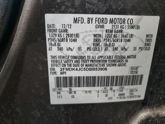 Photo 12 VIN: 2FMDK4JC5DBB53906 - FORD EDGE 