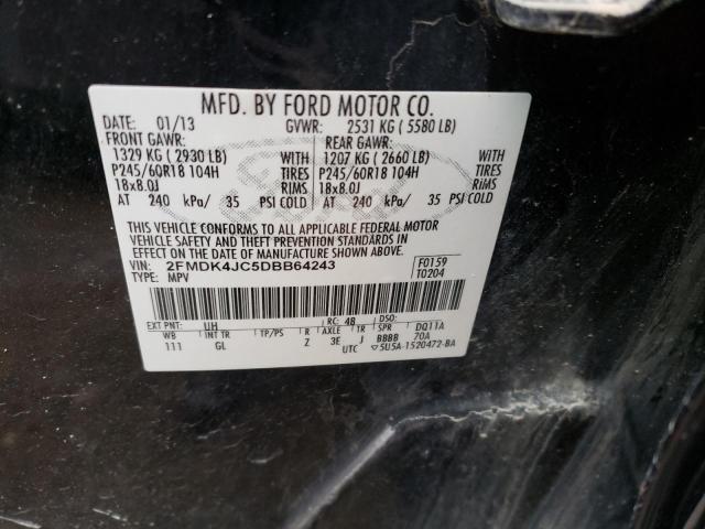 Photo 9 VIN: 2FMDK4JC5DBB64243 - FORD EDGE SEL 