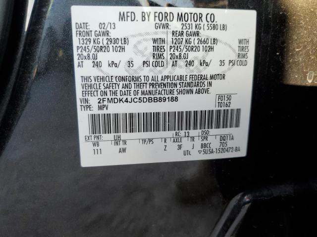 Photo 11 VIN: 2FMDK4JC5DBB89188 - FORD EDGE 