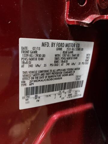 Photo 11 VIN: 2FMDK4JC5DBC69509 - FORD EDGE 