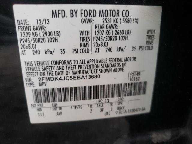 Photo 11 VIN: 2FMDK4JC5EBA13680 - FORD EDGE SEL 