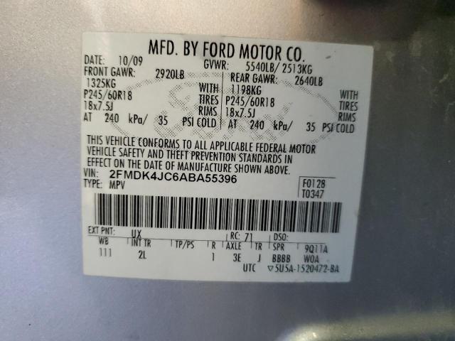 Photo 12 VIN: 2FMDK4JC6ABA55396 - FORD EDGE 