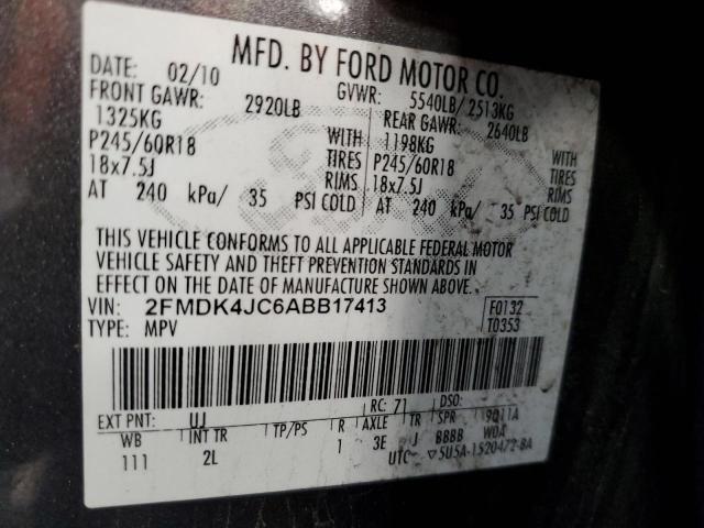 Photo 11 VIN: 2FMDK4JC6ABB17413 - FORD EDGE SEL 