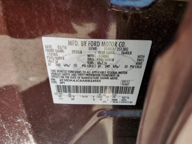 Photo 12 VIN: 2FMDK4JC6ABB24555 - FORD EDGE 