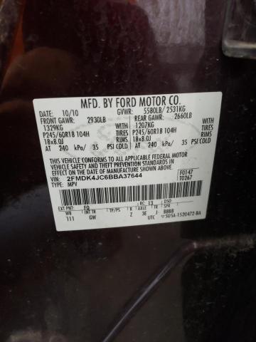 Photo 12 VIN: 2FMDK4JC6BBA37644 - FORD EDGE 