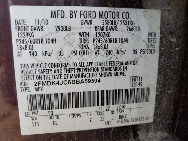 Photo 12 VIN: 2FMDK4JC6BBA59594 - FORD EDGE 