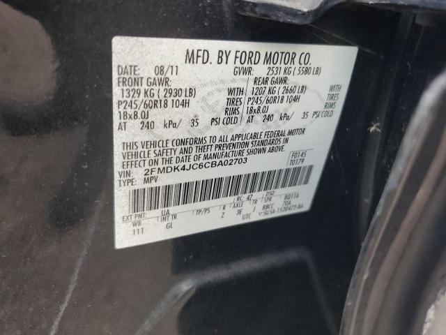 Photo 12 VIN: 2FMDK4JC6CBA02703 - FORD EDGE 