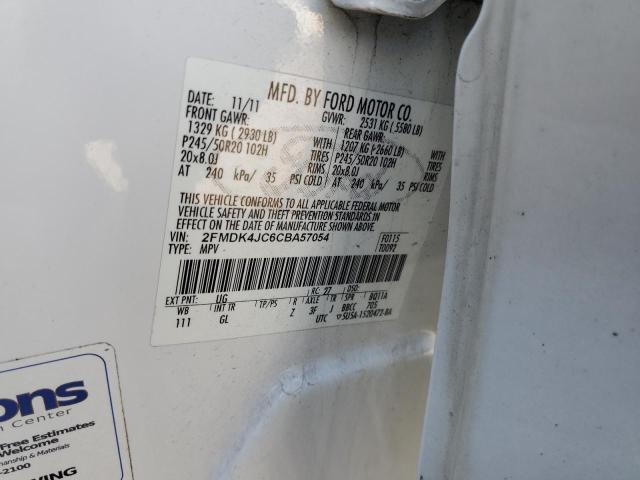 Photo 11 VIN: 2FMDK4JC6CBA57054 - FORD EDGE 