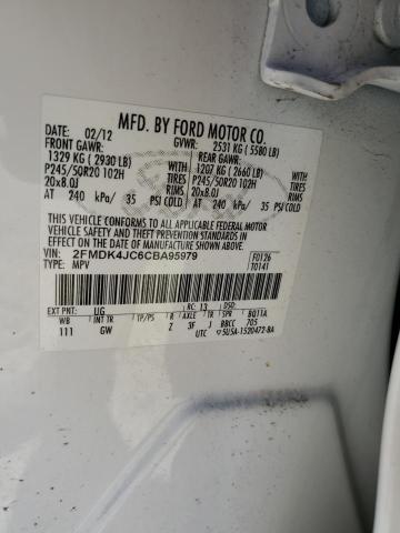 Photo 12 VIN: 2FMDK4JC6CBA95979 - FORD EDGE 