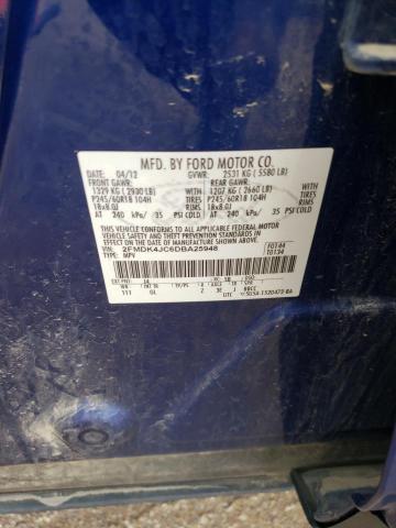 Photo 11 VIN: 2FMDK4JC6DBA25948 - FORD EDGE SEL 