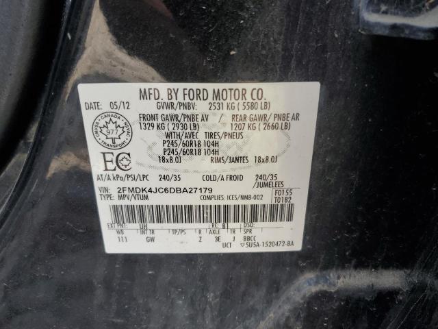 Photo 11 VIN: 2FMDK4JC6DBA27179 - FORD EDGE SEL 