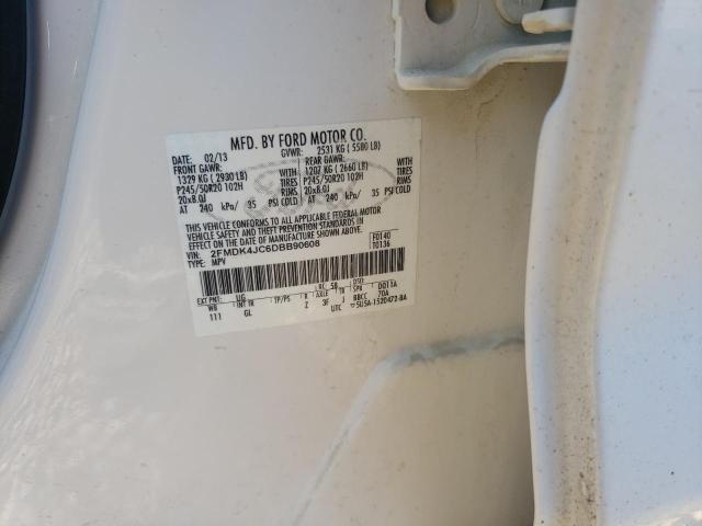 Photo 12 VIN: 2FMDK4JC6DBB90608 - FORD EDGE SEL 