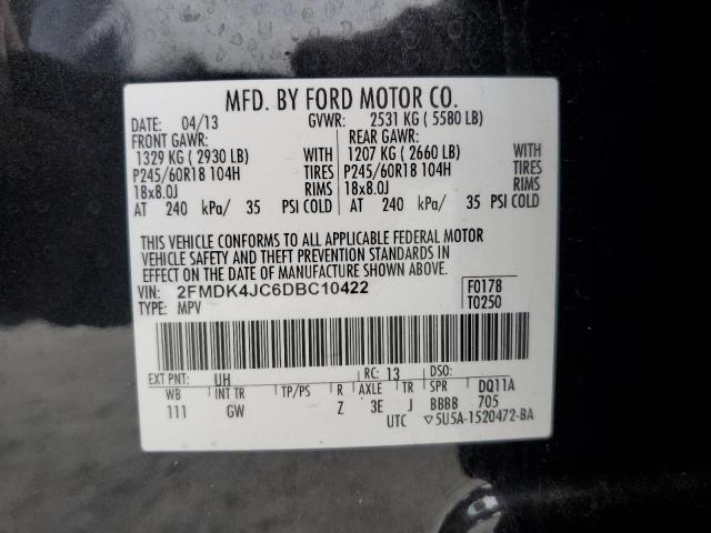 Photo 11 VIN: 2FMDK4JC6DBC10422 - FORD EDGE 