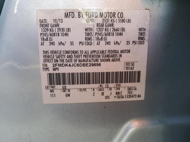 Photo 12 VIN: 2FMDK4JC6DBE29896 - FORD EDGE 