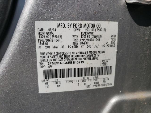 Photo 11 VIN: 2FMDK4JC6EBB10919 - FORD EDGE 