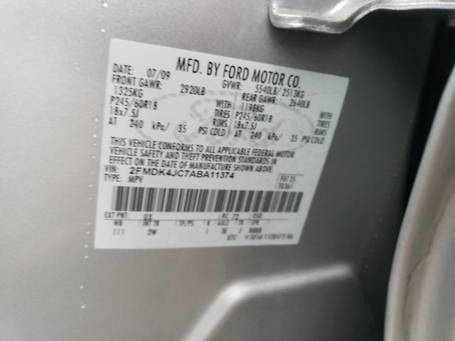 Photo 12 VIN: 2FMDK4JC7ABA11374 - FORD EDGE 