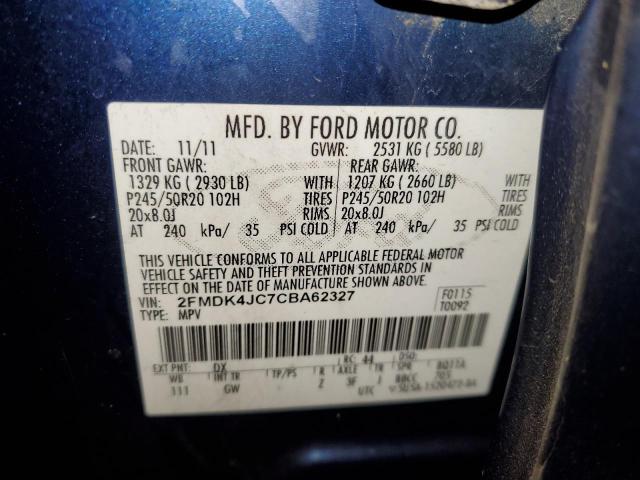 Photo 12 VIN: 2FMDK4JC7CBA62327 - FORD EDGE 