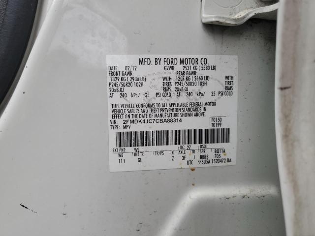 Photo 12 VIN: 2FMDK4JC7CBA88314 - FORD EDGE 