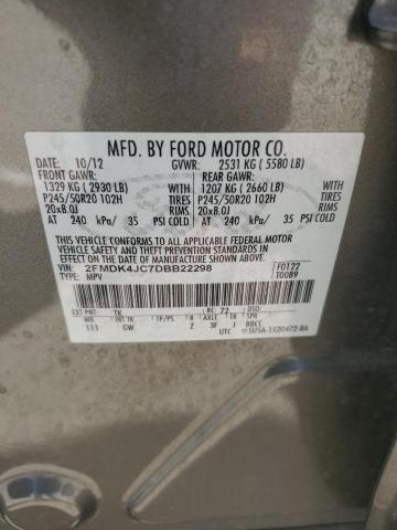 Photo 13 VIN: 2FMDK4JC7DBB22298 - FORD EDGE SEL 