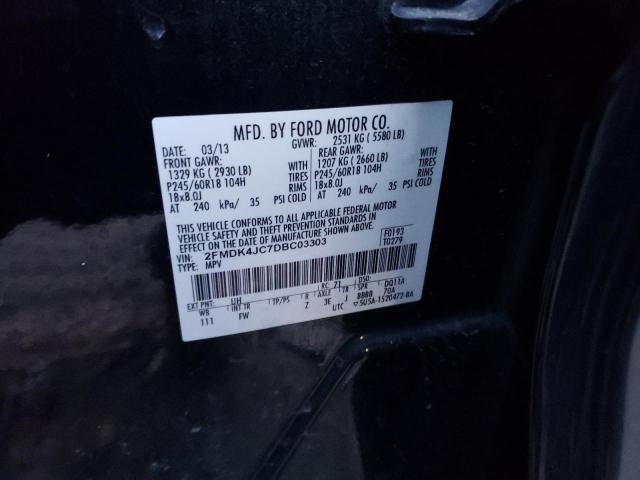 Photo 11 VIN: 2FMDK4JC7DBC03303 - FORD EDGE 