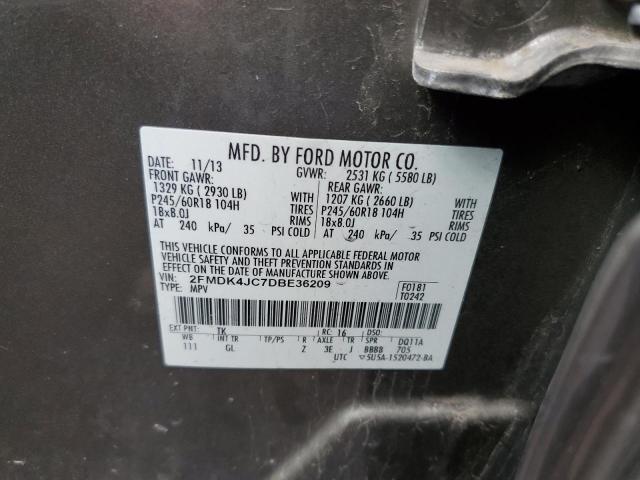 Photo 9 VIN: 2FMDK4JC7DBE36209 - FORD EDGE SEL 