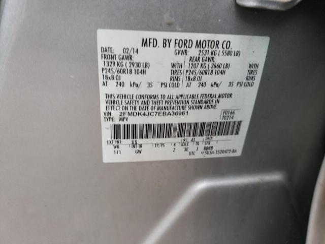 Photo 13 VIN: 2FMDK4JC7EBA36961 - FORD EDGE SEL 