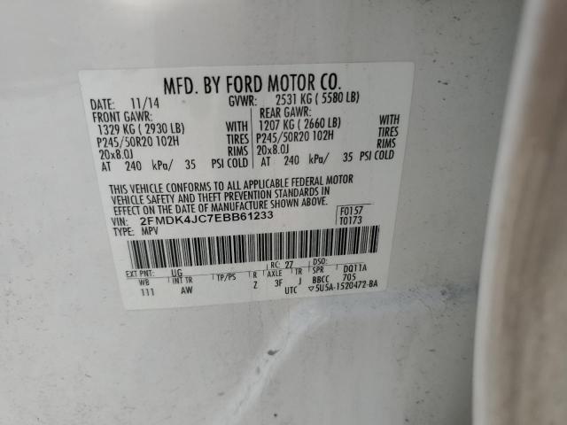 Photo 13 VIN: 2FMDK4JC7EBB61233 - FORD EDGE 