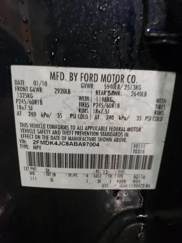 Photo 12 VIN: 2FMDK4JC8ABA97004 - FORD EDGE 