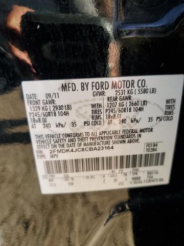 Photo 12 VIN: 2FMDK4JC8CBA23164 - FORD EDGE SEL 