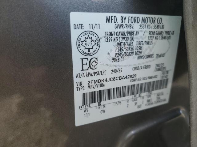 Photo 12 VIN: 2FMDK4JC8CBA42829 - FORD EDGE SEL 