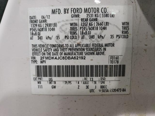 Photo 12 VIN: 2FMDK4JC8DBA62192 - FORD EDGE 