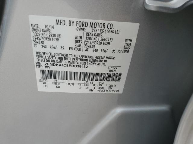 Photo 13 VIN: 2FMDK4JC8EBB38432 - FORD EDGE 