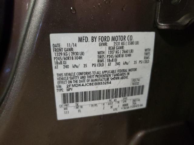 Photo 12 VIN: 2FMDK4JC8EBB53254 - FORD EDGE SEL 