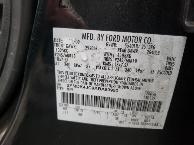 Photo 9 VIN: 2FMDK4JC9ABA60950 - FORD EDGE SEL 