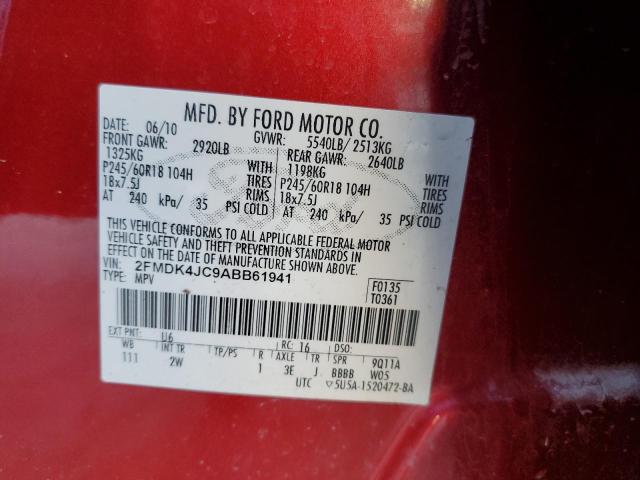 Photo 13 VIN: 2FMDK4JC9ABB61941 - FORD EDGE SEL 