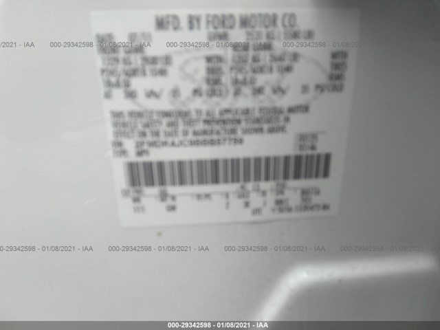 Photo 8 VIN: 2FMDK4JC9BBB57759 - FORD EDGE 