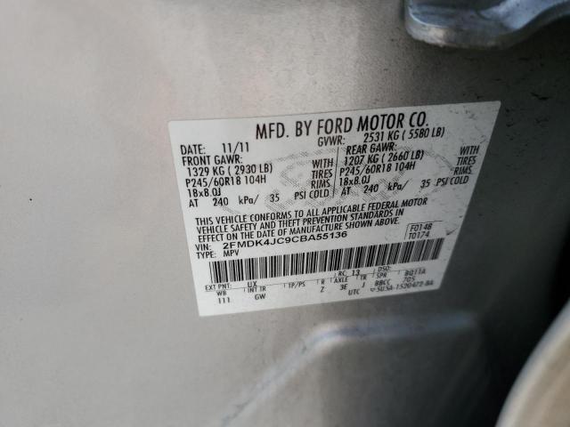 Photo 11 VIN: 2FMDK4JC9CBA55136 - FORD EDGE 