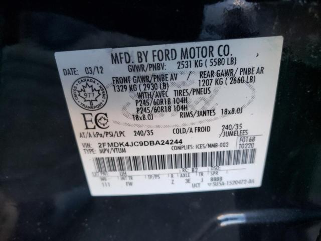 Photo 12 VIN: 2FMDK4JC9DBA24244 - FORD EDGE 