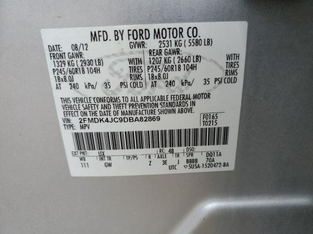 Photo 11 VIN: 2FMDK4JC9DBA82869 - FORD EDGE SEL 