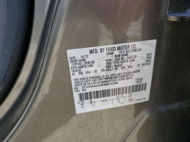 Photo 11 VIN: 2FMDK4JC9DBB18298 - FORD EDGE SEL 