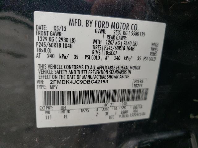 Photo 12 VIN: 2FMDK4JC9DBC42183 - FORD EDGE SEL 