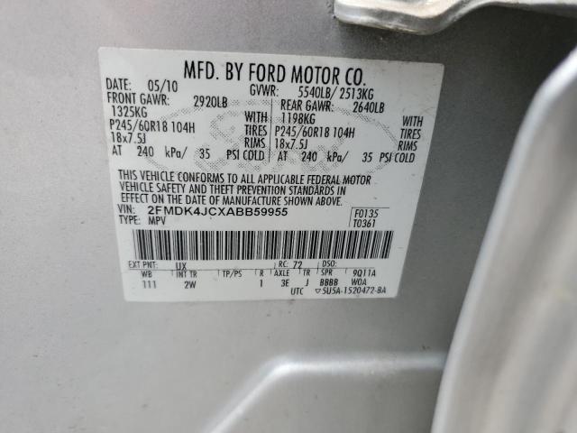 Photo 12 VIN: 2FMDK4JCXABB59955 - FORD EDGE 