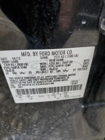 Photo 12 VIN: 2FMDK4JCXDBA22146 - FORD EDGE 