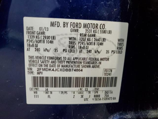 Photo 11 VIN: 2FMDK4JCXDBB74864 - FORD EDGE 