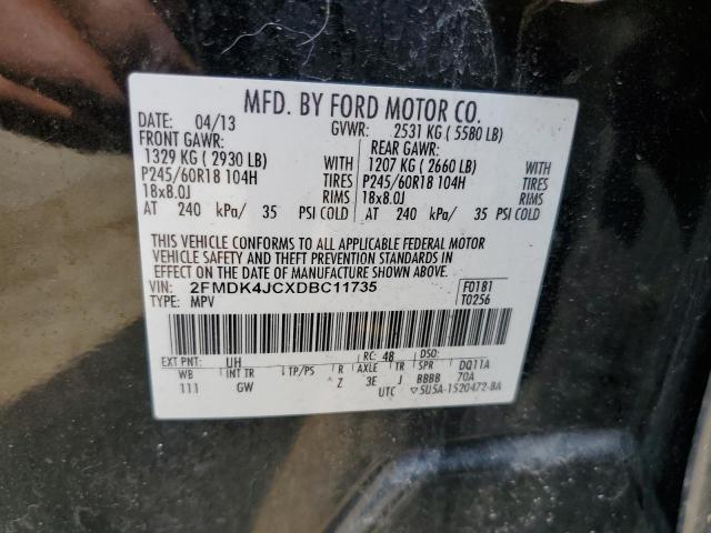 Photo 11 VIN: 2FMDK4JCXDBC11735 - FORD EDGE 