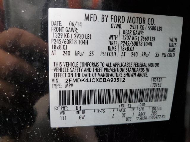 Photo 13 VIN: 2FMDK4JCXEBA93512 - FORD EDGE SEL 