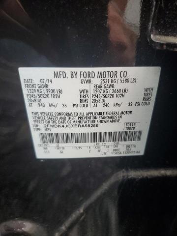 Photo 12 VIN: 2FMDK4JCXEBA98256 - FORD EDGE 