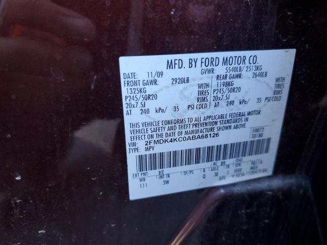 Photo 12 VIN: 2FMDK4KC0ABA68126 - FORD EDGE LIMIT 