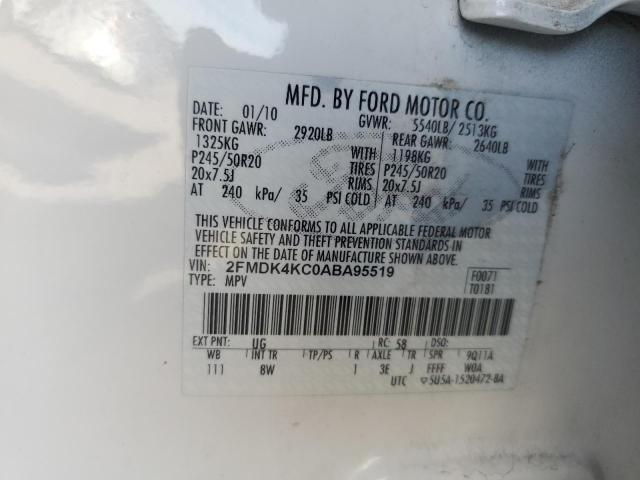 Photo 12 VIN: 2FMDK4KC0ABA95519 - FORD EDGE 