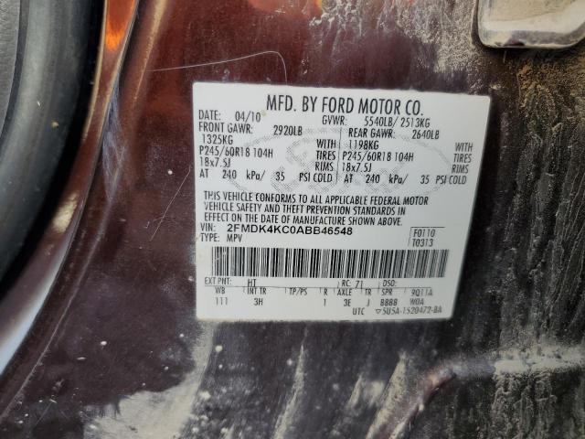 Photo 12 VIN: 2FMDK4KC0ABB46548 - FORD EDGE LIMIT 